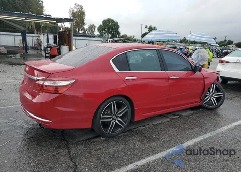 2016 Honda Accord Sport из США, поврежденный, VIN 1HGCR2F52GA080120